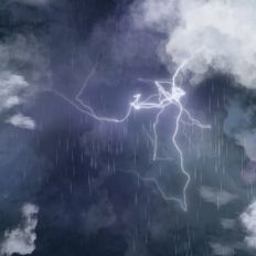 Lightning Stormy Sky