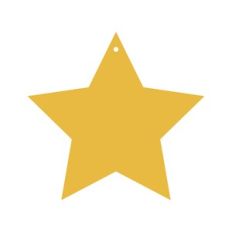 Star Hanging Banners Tag
