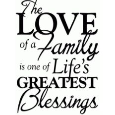 love of a family phrase (vinyl)