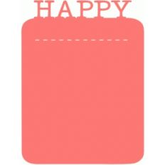 happy 3x4 life card