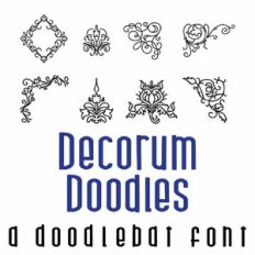 Decorum Doodle Dingbat Font