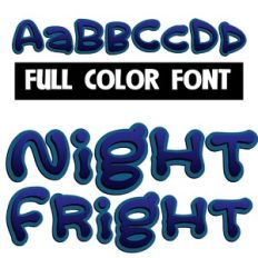 NIght Fright Color Font
