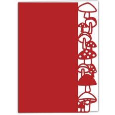 Mushroom and Toadstool Edged Card