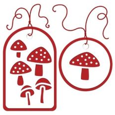 Mushroom and Toadstool Gift Tags