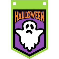 halloween ghost banner