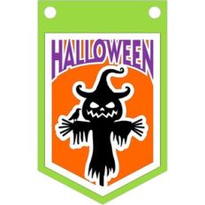 halloween scarecrow banner
