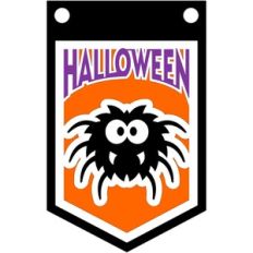 halloween spider banner
