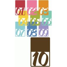 life cards - numbers 1-10