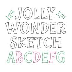 BFC Jolly Wonder Christmas Sketch Font