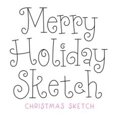 BFC Merry Holiday Christmas Sketch Font