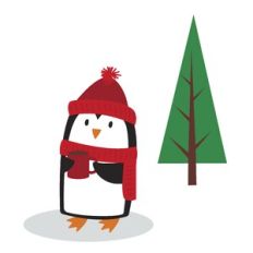 Christmas Penguin Hot Cocoa