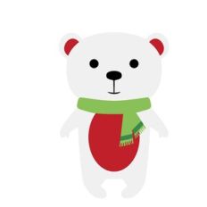 Christmas Polar Bear