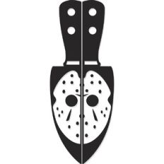 Halloween Ski Mask Knife