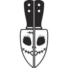 Halloween Momster Face Knife