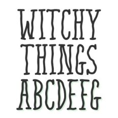BFC Witchy Things Spooky Halloween Font