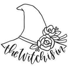 Floral Witch Hat The Witch Is In