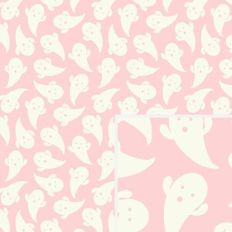 Pink Ghost Pattern