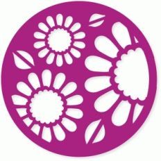 flowers w/leaves doily