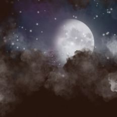 Moon and Clouds