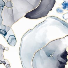 Alcohol Ink Metallic Geode Background