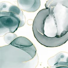 Alcohol Ink Metallic Geode Background
