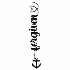 Forgiven Vertical Anchor Word
