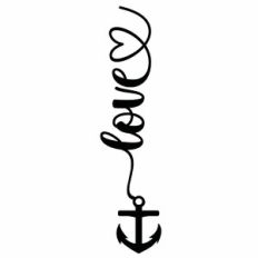 Love Vertical Anchor Word