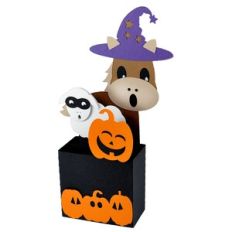 Halloween Farm Friends - Card in a Box