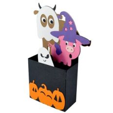 Halloween Barnyard Friends - Card in a Box