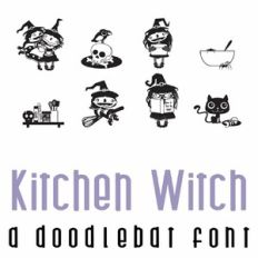 Kitchen Witch Doodlebat Font
