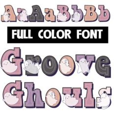 Groove Ghouls Color Font