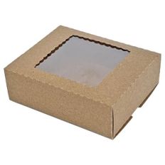 Rectangle Box with Square Scallop Window