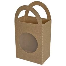 Bag with circle Scallop Window