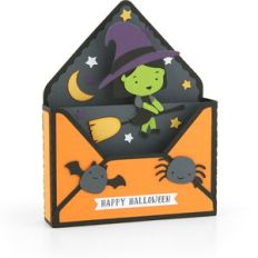 Box Card Envelope Witch