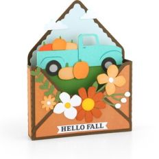 Box Card Envelope Fall Truck