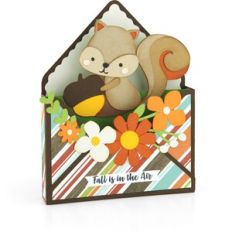 Box Card Envelope Fall Squirrel