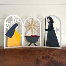 Christmas Scene Decor Nativity