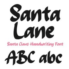Santa Lane Font