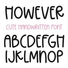 However Font