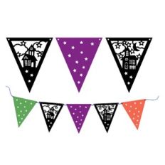 Halloween haunted house bunting