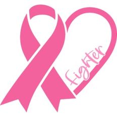 Breast Cancer Fighter Heart