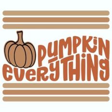 Pumpkin Everything Retro Design