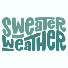 Sweater Weather Retro Design