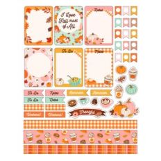 Autumn Pumpkins Planner Stickers