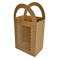 Bag with Rectangle Scallop Window