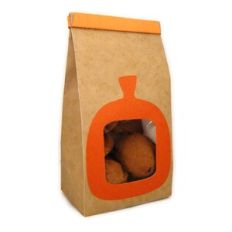 Sack Pumpkin Window 3D Treats