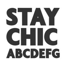 BFC Stay Chic Bold Modern Sans Font