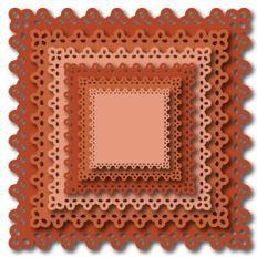 nested fall doily squares