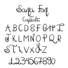 Santa Script Decorative Font