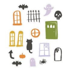 Haunted House Stickers
